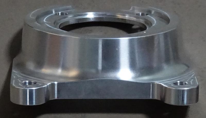 Front brake shoe mounting support
