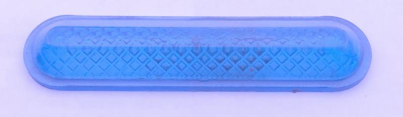 Plastic cover for the lamp in the interior