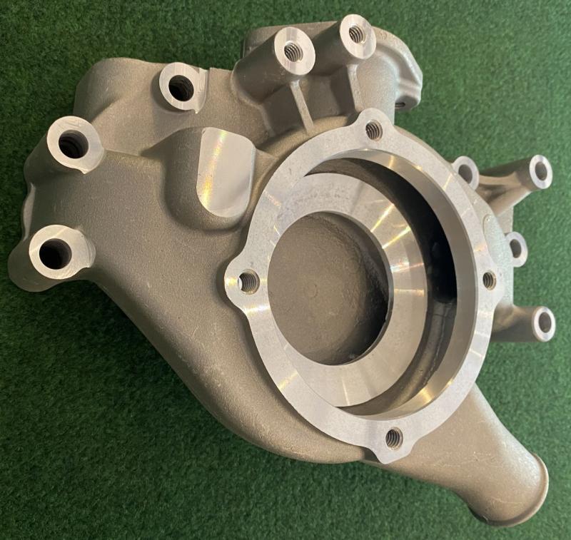 Water pump housing made of aluminium