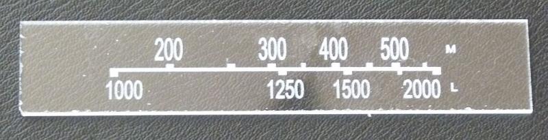 Indicator scale for "Radiomobile"