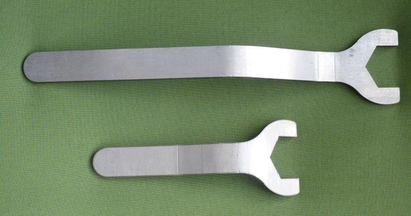 Schlüsselsatz zur Einstellung der Vorderachse