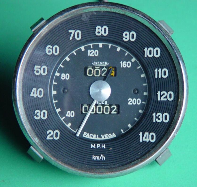 Compteur de vitesse  20 - 140 m/h
