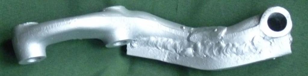 Steering arm, remanufactered in stronger design